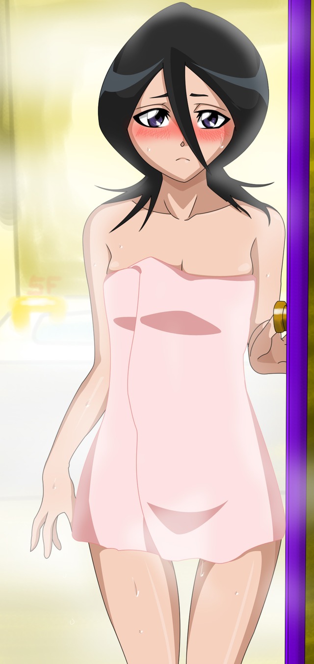 sexy rukia hentai sexy shower rukia deviant