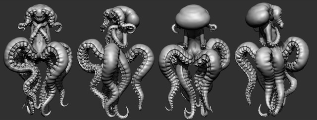 squid girl hentai girl art dab squid zbrush slocik