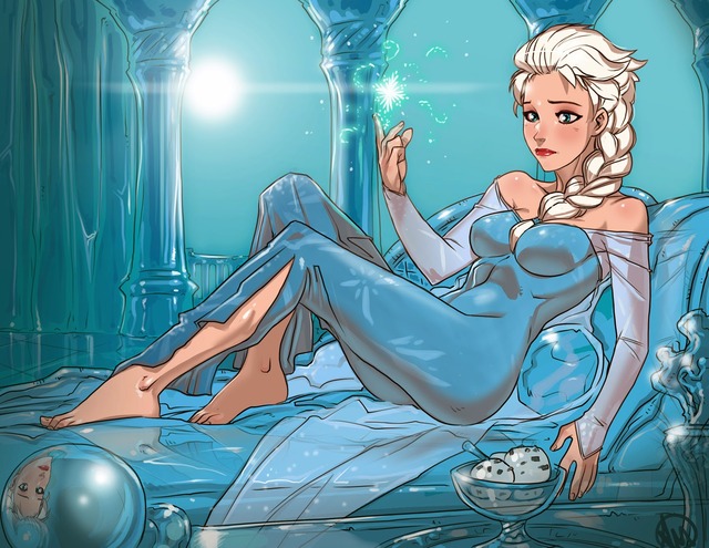 starcraft hentai gallery from colored princess commission elsa frozen
