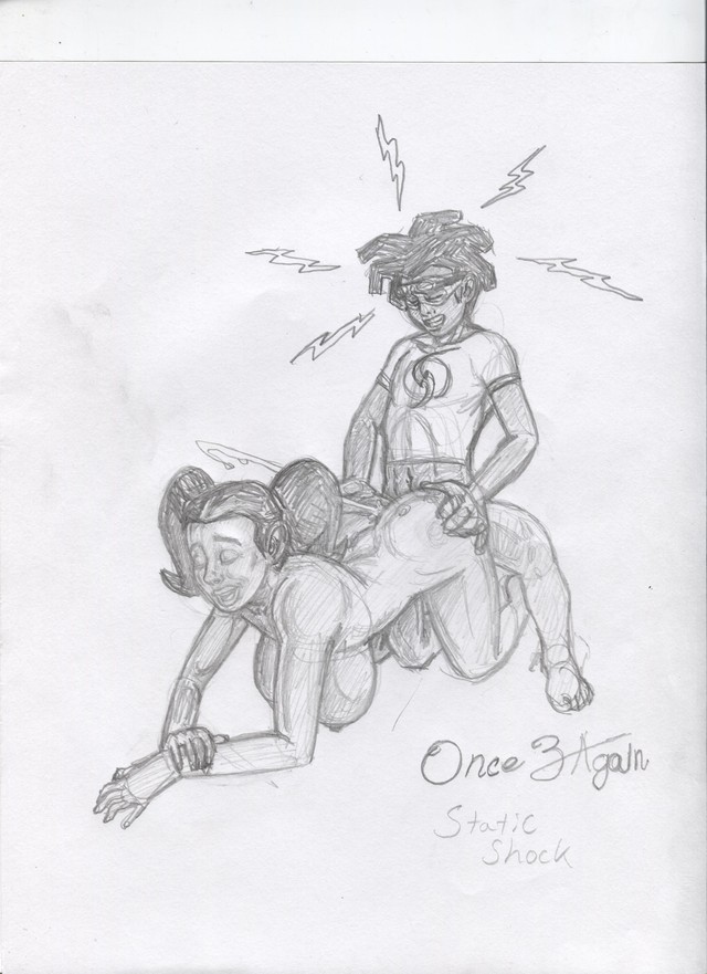 static shock hentai hentai super again once dcau johnny eab static shock testicles sharon virgil hawkins choque