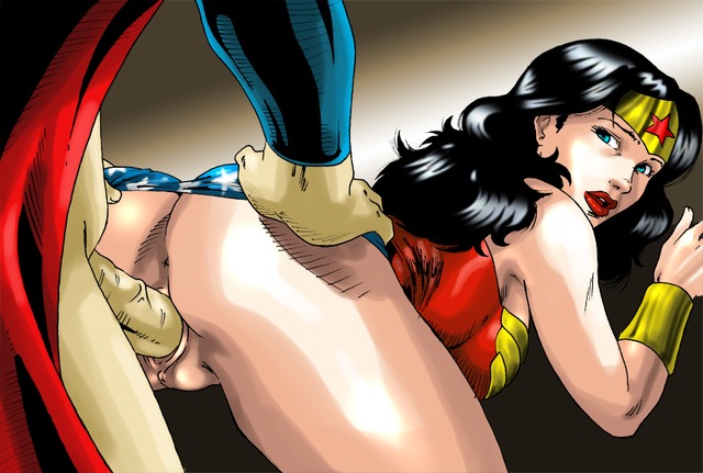 superman and wonder woman hentai woman superman wonder dccf veira