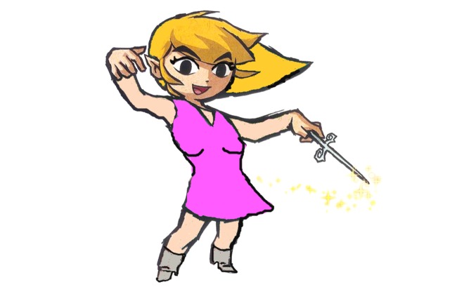 zelda tetra hentai cartoons morelikethis untitled fanart drawing