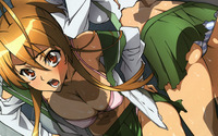 highschool of the dead hentai albums userpics bra cleavage highschool dead marufuji hirotaka miyamoto rei nyantype panties striped takagi saya underwear users uploaded wallpapers mix size