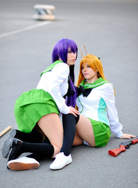 highschool of the dead hentai busujima saeko rei miyamoto hotd highschool dead hentai cosplay galeria