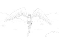 angel of darkness hentai pre angel darkness lineart enviisage art