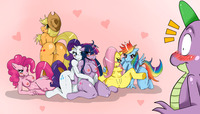 magical twilight hentai applejack fluttershy friendship magic little pony pinkie pie rainbow dash rarity spike twilight sparkle sssonic