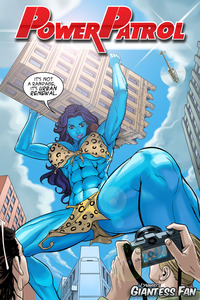 beast city hentai jbg cover comics giant blue woman defends city power patrol jolly giantess