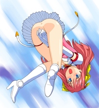 beat angel escalayer hentai bddff aec anus ass beat angel escalayer bent over blue eyes boots bottomless covering crotch falling magical girl pink hair