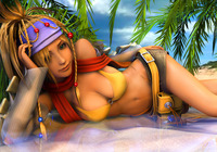 final fantasy hentai porn rikku beach final fantasy hentai cgi blonde