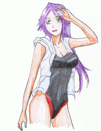 draw manga porn yoruichi beach from bleach jaracke draw manga coloring pages