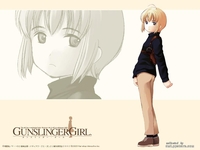 gunslinger girl hentai blonde hair blue eyes bob cut brown