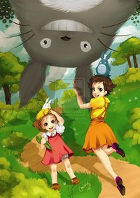 my neighbor totoro hentai neighbor totoro miriart udjdg art shin chan fanart