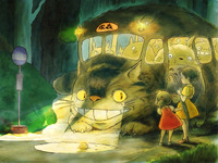 my neighbor totoro hentai neighbor totoro hayao miyazaki mei satsuki catbus wallpaper tonari sits