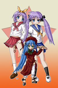 rozen maiden hentai cce cherryraccoon kagami hiiragi konata izumi lucky star rozen maiden shinku tsukasa