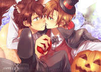 vampire hunter d hentai yande halloween hetalia axis powers male riku south italy spain yaoi happy