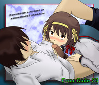 haruhi hentai errorcode pictures user haruhi kyon colored