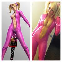 blonde hair hentai picture versus sexy pink blonde hair cosplay