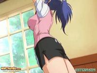 cum hentai user busty waitress hentai tittyfucking facial cum cafe