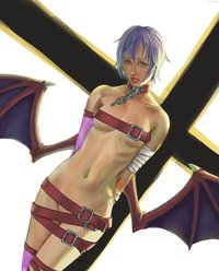 short hair hentai hentai bandages bat wings belt blus pictures album random pics