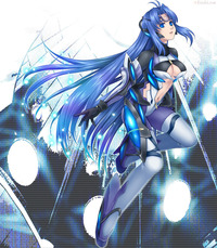 blue hair hentai albums bloodayame kosmos laira hentai android blue hair kos user media