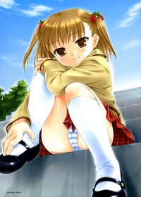 highres hentai highres kneehighs loli mary janes panchira sit panties pantyshot shoes socks striped sitting page