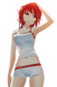 red hair hentai pimpandhost fufv underwear sleepwear red hair posing anime hentai posts variette