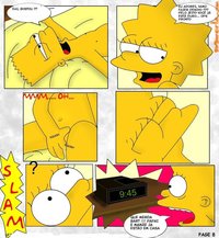 bed hentai media lisa simpson hentai bart bed