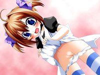 2012 uncensored hentai haga yui loli panty pull pussy skirt lift uncensored