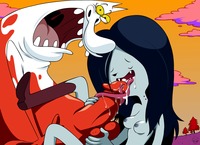 adventure time hentai pics adventure time cow chicken marceline red guy zone crossover featured porn