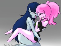 adventure time marceline hentai eefb adventure time marceline princess bubblegum tank hentai