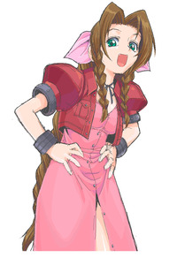 aerith gainsborough hentai aerith gainsborough fangs final fantasy asian garter belt lingerie looking