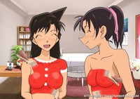 ai hentai now ran mouri knows that wearing real but painted clothes much more fun conan haibara