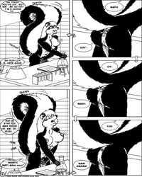 amy rose the hedgehog hentai anal insertion anthro black white drawing furry manga shrinking skunk entry