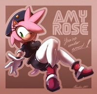 amy rose the hedgehog hentai amy rose police nancher art