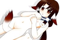 animal ear hentai animal ears dog tail eruru eruruw loli nude pussy solo utawarerumono utawareru mono