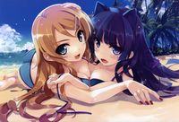 anime hentai girl pics data cartoons anime fantasy couple girls beach hentai