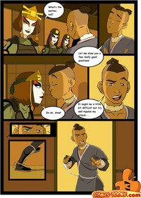 avatar hentai doujin kyoshi warrior training avatar suki hentai brown hair lick missionary doujinshi hentairing aang