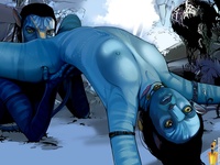 avatar hentai navi avatar spy horny blue creatures having wild porn pics gallery