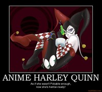 batman harlequin hentai net demotivational poster anime harley quinn joker batman animates series posters