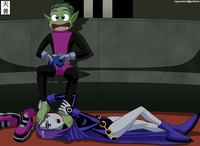 beast boy hentai tenzen pictures user commission beast boy raven