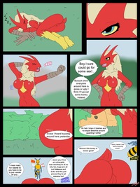 blaziken hentai comic aza pictures user blaziken gets stung part