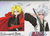 bleach apache hentai hitsugaya edward wing morelikethis fanart manga traditional fancomics