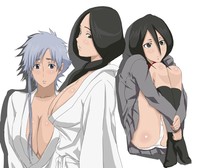 bleach hentai unohana axelflamezz bleach isane kotetsu retsu unohana kuchiki rukia hentai thehentaiworld photo