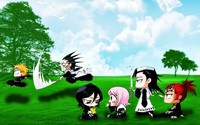 bleach hentai yachiru bleach kurosaki ichigo zaraki kenpachi chibi kuchiki byakuya rukia abarai renji yachiru kusajishi fresh wallpaper hentai page