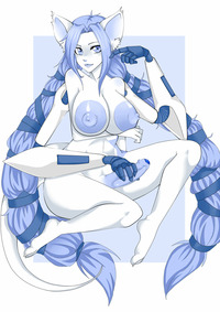 bloo hentai blue beautiful potchi