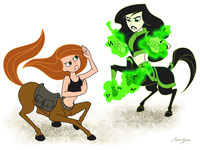 bonnie mcfarlane hentai centaur battle manony kim possible