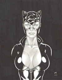 catwoman e hentai pre catwoman pretty black daikkenaurora morelikethis fanart cartoons traditional books