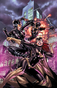 catwoman sexy hentai justice league sexy batgirl annual benes poster catwoman drawing latex superhero art thighs hips curvy female frontier movie