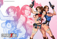 claire redfield hentai claire redfield jill valentine darkereve resident evil media