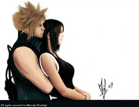 cloud and tifa hentai cloud strife tifa lockhart keishajl art heaven